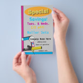 Besondere Ersparnisse! Flyer (Handgriff)