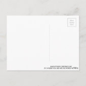 BESONDERE FAMILIE BEI CHRISTMAS FEIERTAGSPOSTKARTE (Rückseite)