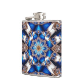 Besondere Flasche mit argentinischem Farbdesign Flachmann (Links)