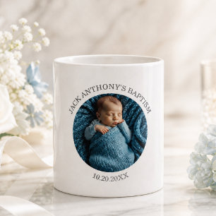 Besondere Foto-Jungen-Taufgunst Kaffeetasse