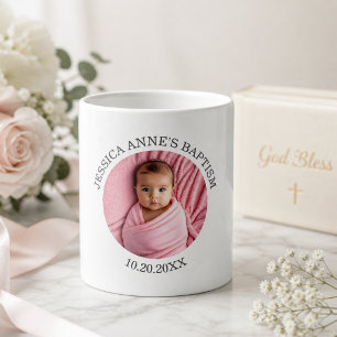Besondere Foto Mädchen Taufgeschenk Kaffeetasse