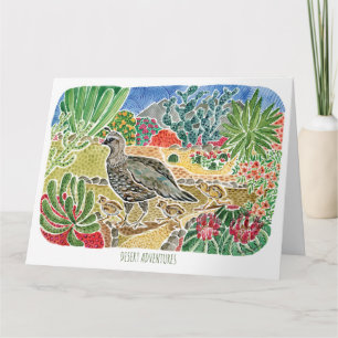 Besondere Freund Wüstenwachtel Geburtstagskarte Karte