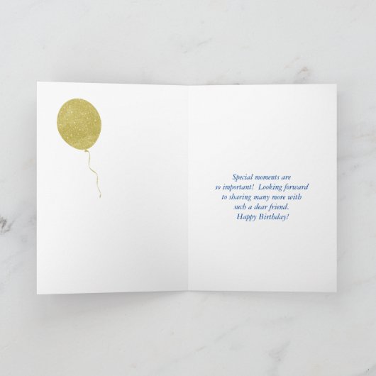 BESONDERE FREUNDLICHKEITSSPEZIALANMERKUNG GEBURTST KARTE (Innenseite)