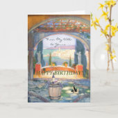 BESONDERE FREUNDLICHKEITSSPEZIALANMERKUNG GEBURTST KARTE (Gelbe Blume)