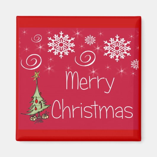 Besondere Frohe Weihnachten Magnet (Vorne)