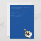 Besondere Geburtstagspartei Einladung (Rückseite)