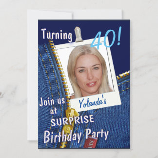 Besondere Geburtstagspartei Einladung