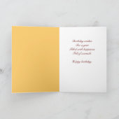 Besondere Geburtstagswünsche Karte (Innenseite)