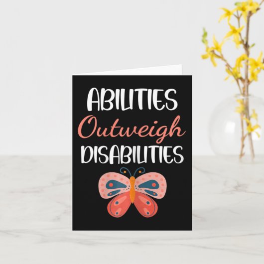 Besondere Geschenke für Bildungen - Abilities sind Karte (Gelbe Blume)