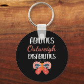 Besondere Geschenke für Bildungen - Abilities sind Schlüsselanhänger (Rückseite)