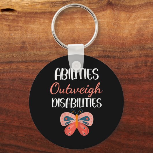 Besondere Geschenke für Bildungen - Abilities sind Schlüsselanhänger (Rückseite)