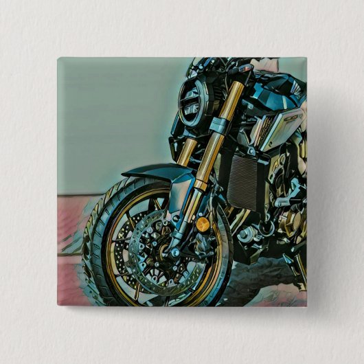 Besondere Geschenke für Motorradfahrer Button (Vorderseite)