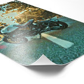 Besondere Geschenke für Motorradfahrer Fotodruck (Ecke)