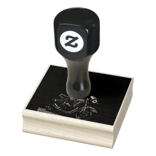 Besondere Geschenke für Motorradfahrer Gummistempel (Stempel)