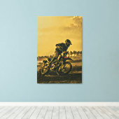 Besondere Geschenke für Motorradfahrer Leinwanddruck (Insitu (Holzboden))