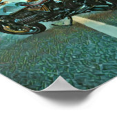Besondere Geschenke für Motorradfahrer Poster (Ecke)