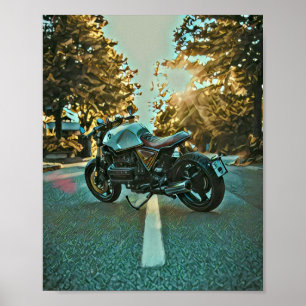 Besondere Geschenke für Motorradfahrer Poster
