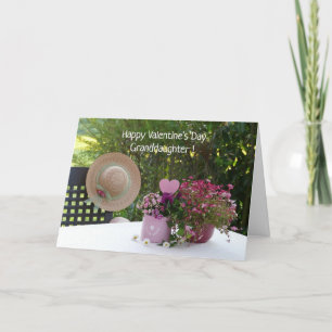 BESONDERE GRANDDAUGHTER VALENTINE-KARTE DANKESKARTE