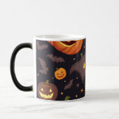 besondere Halloween-Design-Tasse Verwandlungstasse (Links)