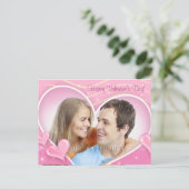 Besondere Herzen mit Ihrem Foto Feiertagspostkarte (Stehend Vorderseite)