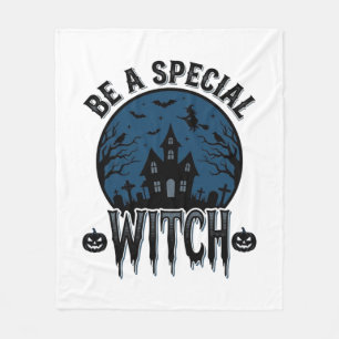 Besondere Hexen Halloween Vintage Gravur Design_1 Fleecedecke