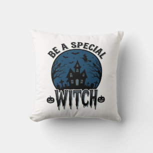Besondere Hexen Halloween Vintage Gravur Design_1 Kissen