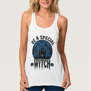 Besondere Hexen Halloween Vintage Gravur Design_1 Tank Top