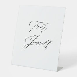 Besondere Hochzeitstafel | Dessert-Tischschild Sockelschild