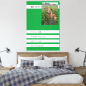 Besondere Hundeschriften Ironic Mini Padfolio Leinwanddruck (Insitu (Schlafzimmer))