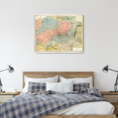 Besondere Karte der Riesengebirge Leinwanddruck (Insitu (Schlafzimmer))