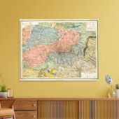 Besondere Karte der Riesengebirge Leinwanddruck (Insitu (Wohnzimmer))