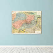 Besondere Karte der Riesengebirge Leinwanddruck (Insitu (Holzboden))