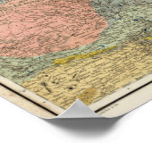 Besondere Karte der Riesengebirge Poster (Ecke)