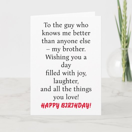 BESONDERE KARTE FÜR DEN GEBURTSTAG DES BESONDEREN (Vorderseite)