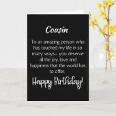 BESONDERE KARTE FÜR DEN GEBURTSTAG DES "BESONDEREN (Gelbe Blume)