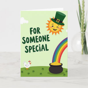 Besondere Karte zum St. Patrick's Day