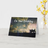 BESONDERE KÄUFE AM TAG **GEBURTSTAG** KARTE (Gelbe Blume)