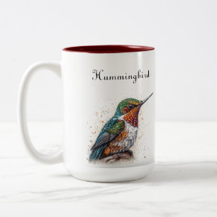 Besondere Kolibri-Serenade, individuell Zweifarbige Tasse