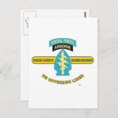 BESONDERE KRÄFTE IM FLUGZEUG "DE OPPRESSO LIBER" POSTKARTE (Vorne/Hinten)