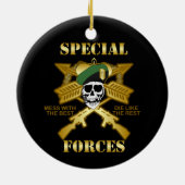 Besondere Kräfte Keramik Ornament (Hinten)