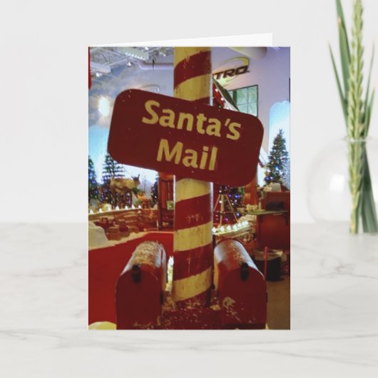 BESONDERE KRISTMAKARTE FEIERTAGSKARTE (Vorderseite)