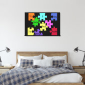 Besondere Leinwand des Autismus Puzzle Premium (Insitu (Schlafzimmer))