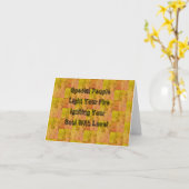 Besondere Leute Karte (Gelbe Blume)