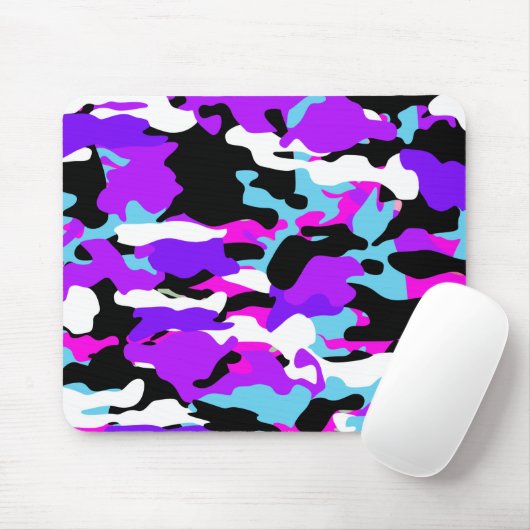Besondere Lila Camouflage Mousepad (Mit Mouse)