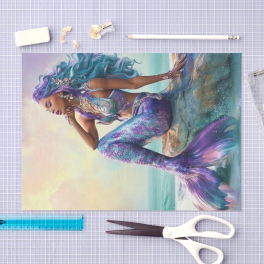Besondere Mermaids2 Seidenpapier (Handwerk)