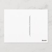 Besondere Momente - Liebe Postkarte (Rückseite)