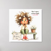 Besondere Mutter (Erinnerung) Leinwanddruck (Vorderseite)