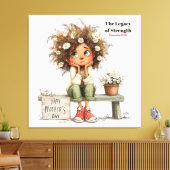 Besondere Mutter (Erinnerung) Leinwanddruck (Insitu (Wohnzimmer))