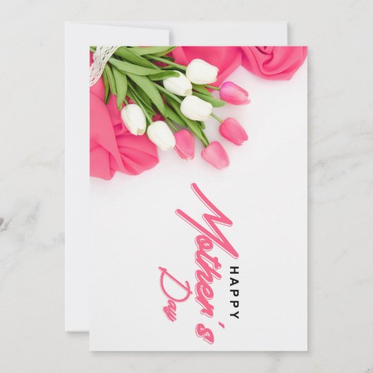 Besondere Muttertagskarte Dankeskarte (Rückseite)