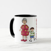 Besondere Oma-Geschenkidee-Tasse Tasse (Vorderseite Links)
